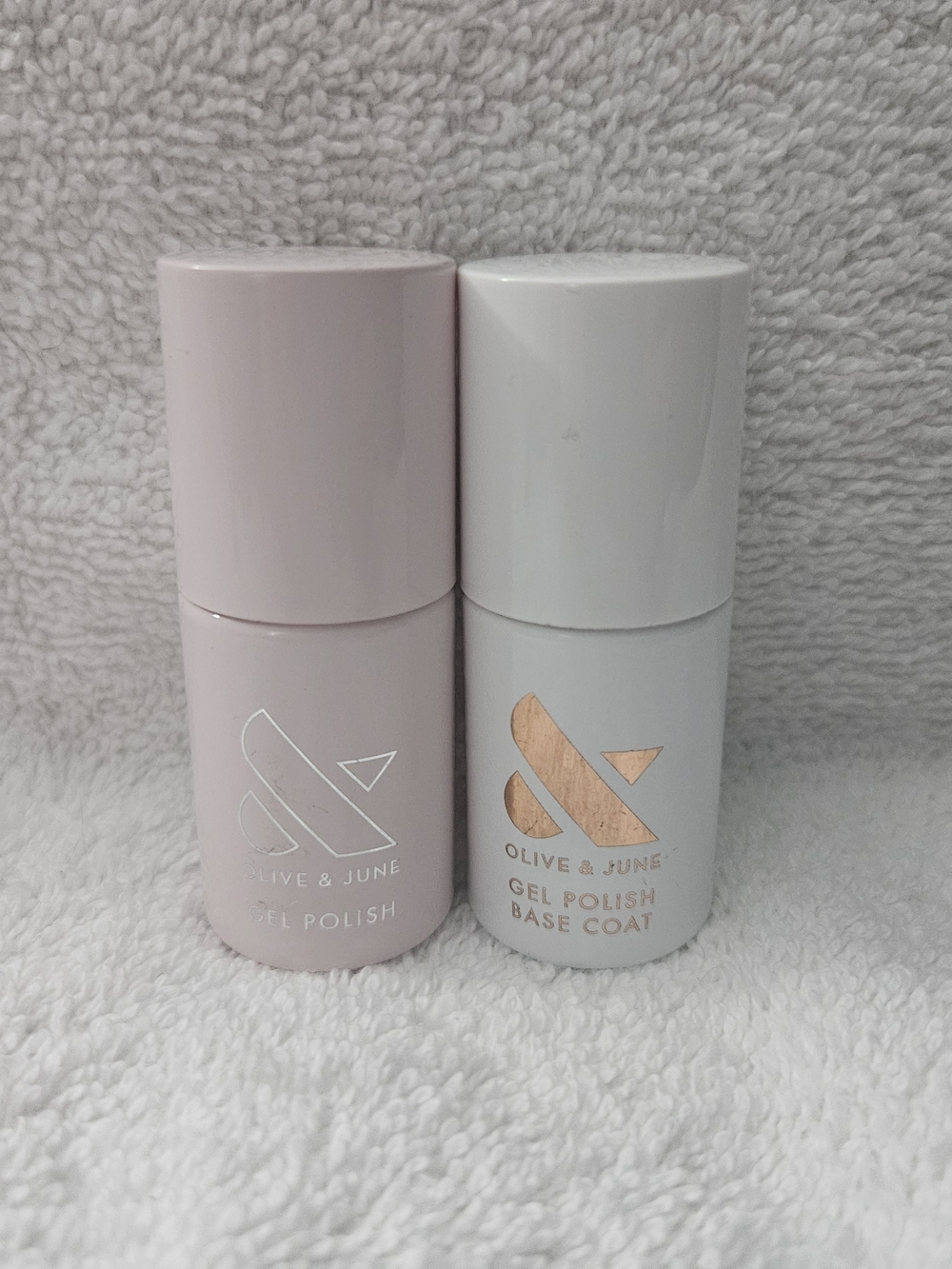 Olivia & June Gel Polish Duo - Soft Pastel Pink & Gel Base Coat